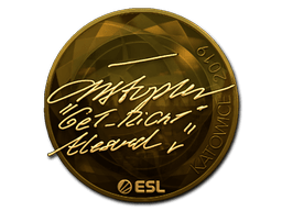 Sticker | GeT_RiGhT (Gold) | Katowice 2019