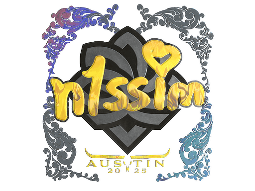 Sticker | n1ssim (Holo) | Austin 2025