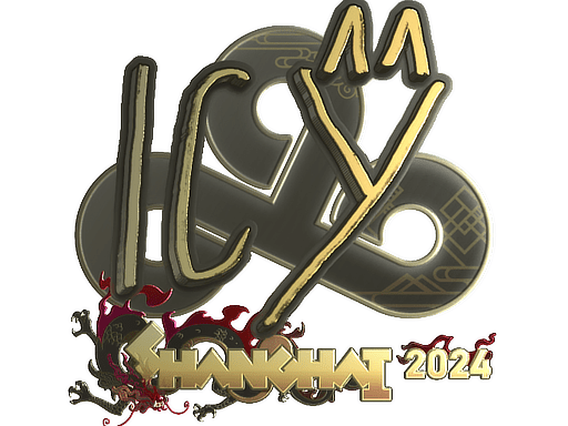 Sticker | ICY (Gold) | Shanghai 2024