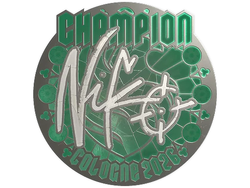 Sticker | NiKo (Foil, Champion) | Cologne 2026