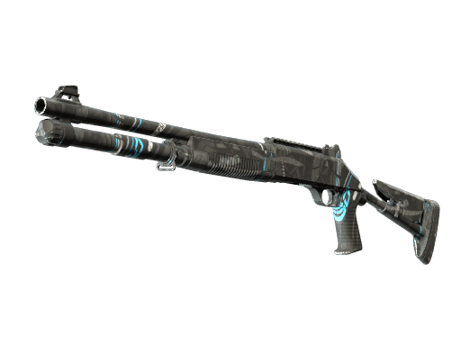 Souvenir XM1014 | Blue Tire (Minimal Wear)