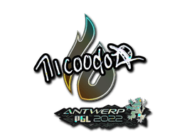 Sticker | nicoodoz (Glitter) | Antwerp 2022
