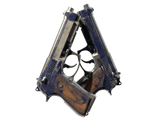 Dual Berettas | Moon in Libra (Battle-Scarred)