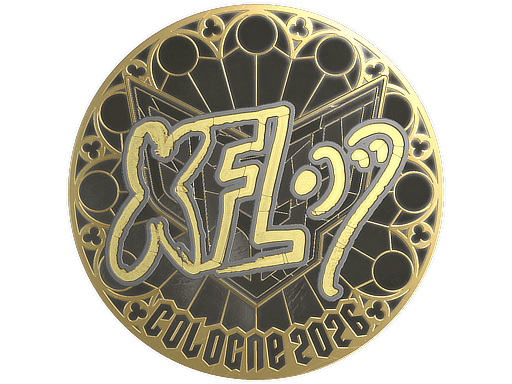 Sticker | xfl0ud (Gold) | Cologne 2026