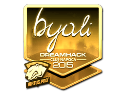 Sticker | byali (Gold) | Cluj-Napoca 2015
