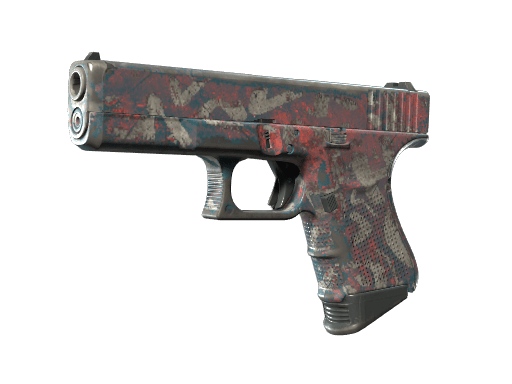 Glock-18 | Teal Graf (Well-Worn)