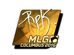 Sticker | RpK (Gold) | MLG Columbus 2016