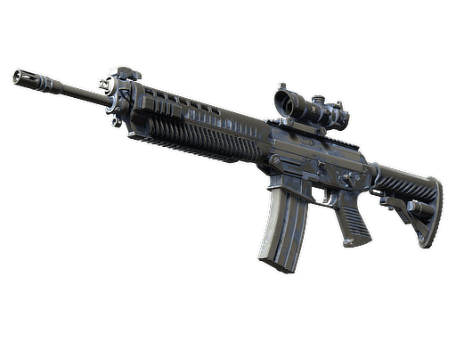 SG 553 | Night Camo (Battle-Scarred)