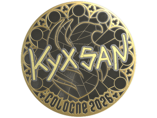Sticker | kyxsan (Gold) | Cologne 2026