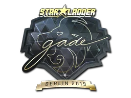 Sticker | gade (Gold) | Berlin 2019