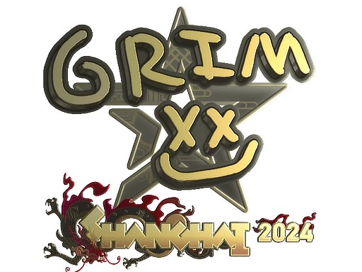 Sticker | Grim (Gold) | Shanghai 2024