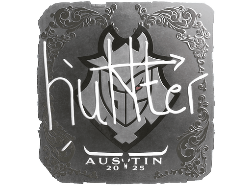 Sticker | huNter- (Foil) | Austin 2025