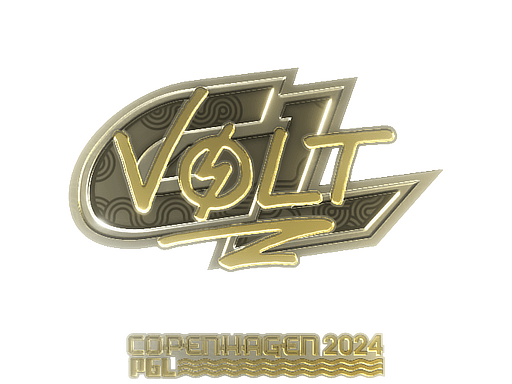 Sticker | volt (Gold) | Copenhagen 2024