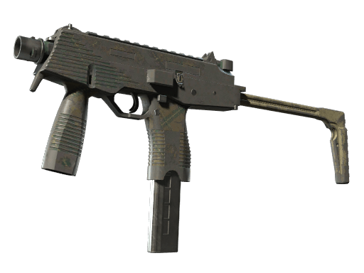 MP9 | Green Plaid (Battle-Scarred)