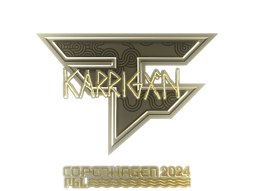 Sticker | karrigan (Gold) | Copenhagen 2024