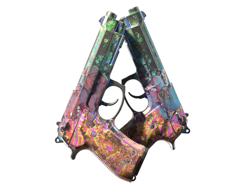 Souvenir Dual Berettas | Sweet Little Angels (Battle-Scarred)