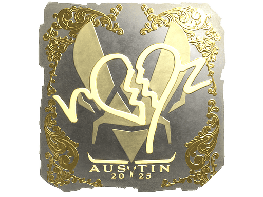 Sticker | ropz (Gold) | Austin 2025