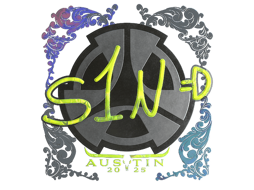 Sticker | s1n (Holo) | Austin 2025